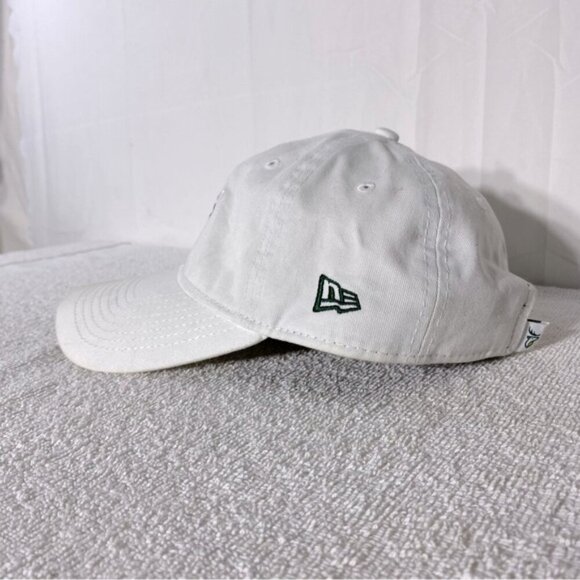 New Era White Edmonton Elks Football Adjustable Fit Ball Cap Hat - Picture 6 of 14